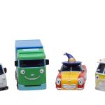 Тайо маленький автобус - Буба, Тони, Биг и Люси. Набор из 4-х игрушек.