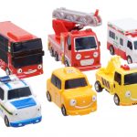 Маленький автобус Тайо - Тото, Сито, Элис, Фрэнк, Пэт и Нури. Набор из 6-и игрушек.