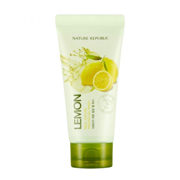 Отшелушивающий пилинг-гель для лица с экстрактом лимона NATURE REPUBLIC
