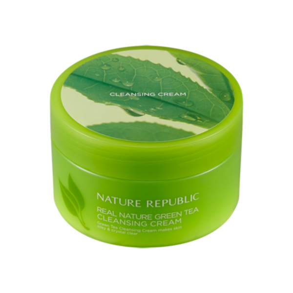 Очищающий крем NATURE REPUBLIC REAL NATURE Green tea