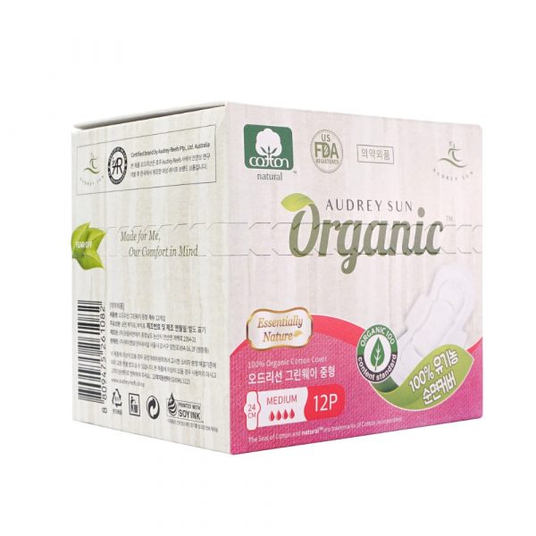 Хлопковая прокладка Audreysun Medium Organic Pads