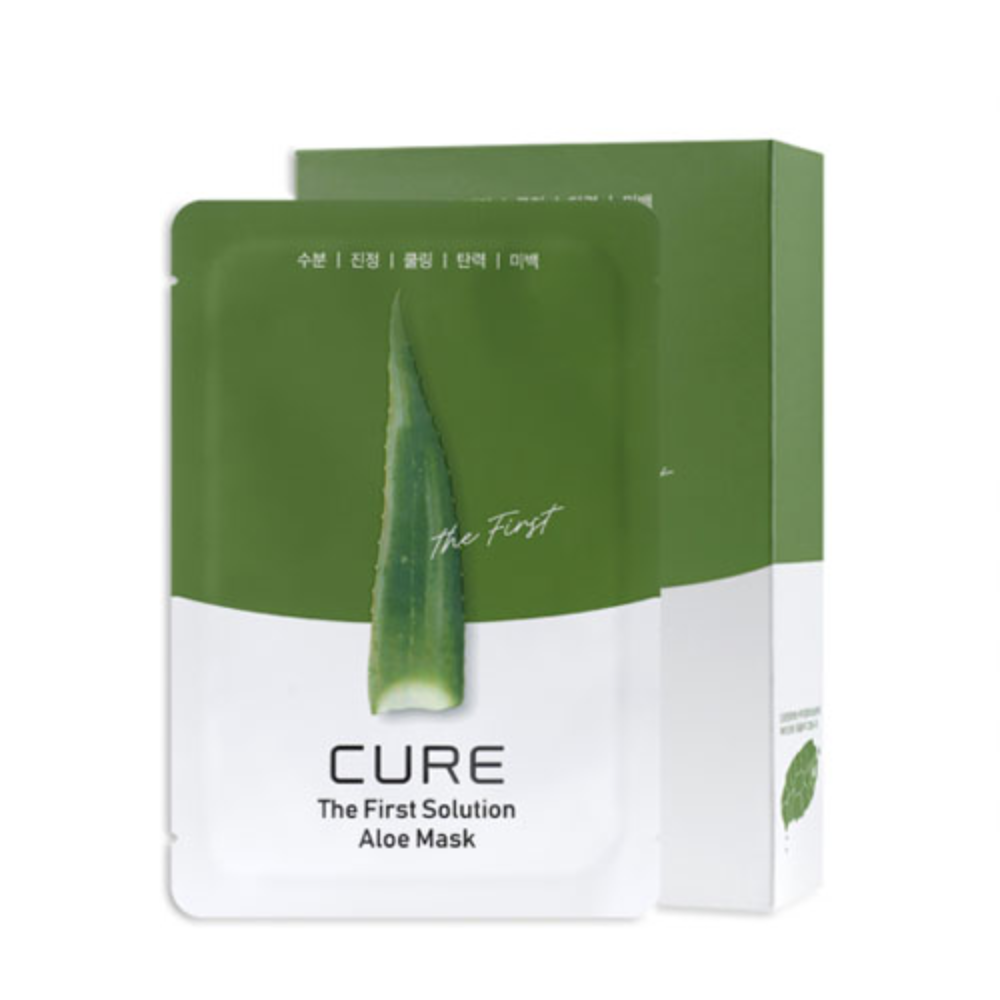 CURE+ The First Solution Aloe Mask Pack 10 CURE+ The First Solution Aloe Mask Pack 10