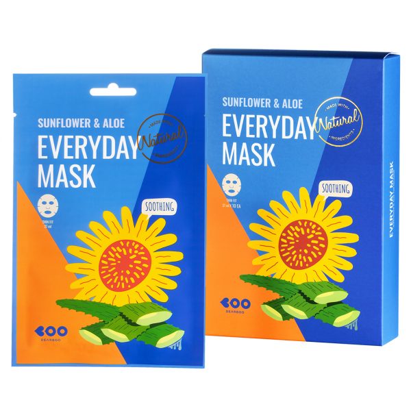 DEARBOO SUNFLOWER & ALOE EVERYDAY MASK