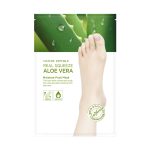 Увлажняющая маска для стоп ног NATURE REPUBLIC Real Squeeze Aloe Vera Moisture Foot Mask (16мл х 2шт)