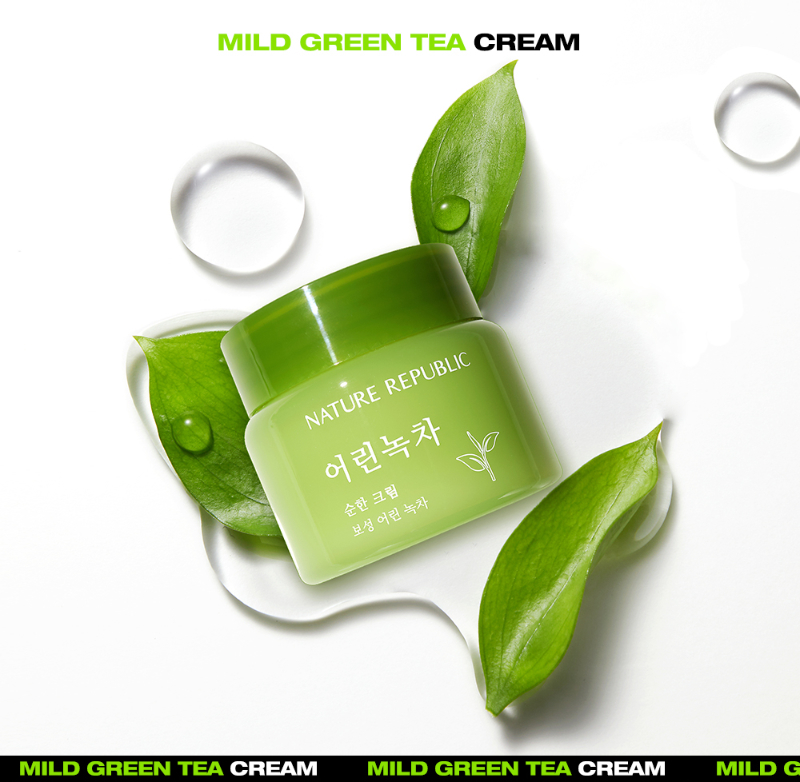 NATURE_REPUBLIC_Mild_Green_Tea_Cream_main1