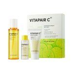 Набор сыворотка, тонер и очищающая пенка с витамином С NATURE REPUBLIC Vitapair C Set #2 (1 сыворотка 90 мл + 1 тонер 30 мл + очищающая пенка 30 мл)