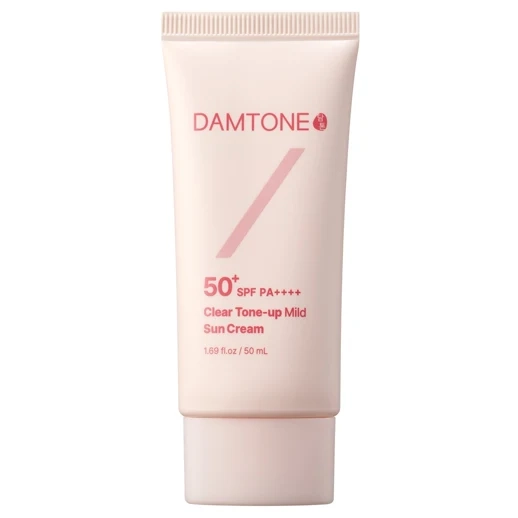 Выравнивающий тон солнцезащитный крем Damtone Clear Tone-Up Mild Sun Cream 50+ SPF PA++++, 50 мл